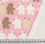 Alpi: beertjes op roze alpenfleece van Swafing Alpi: beertjes op roze alpenfleece van Swafing