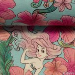 Hele mooie tricot met Disney's Ariël tussen de bloemen Hele mooie tricot met Disney's Ariël tussen de bloemen