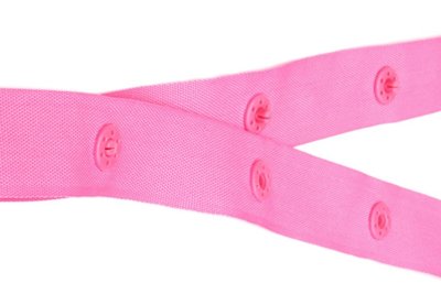 drukkertjesband roze: afstand 5 cm HALVE meter