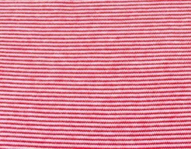 boordstof heel smal streepje, rood-wit