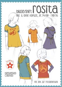 Rosita, patroon van een blouse of shirt