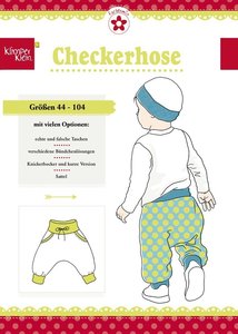 Klimperklein, checkerhose: nonchalant broekje