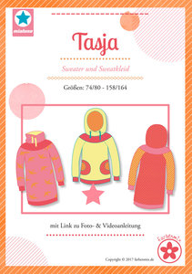 Tasja, sweater en sweatjurk in de maten 74/80 - 158/164 