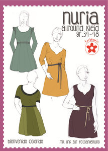 NURIA, patroon van Allround-jurk in de maten 34 t/m 48