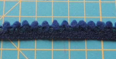 minibolletjesband, donkerblauw