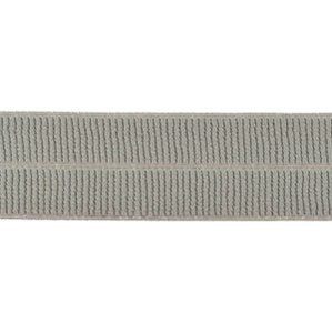 grijs: omvouwelastiek 2 cm breed met ribbeltje
