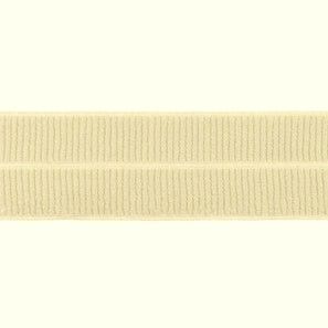 zand: omvouwelastiek 2 cm breed met ribbeltje