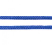 Koord 8 mm gevlochten katoenen koord, blauw