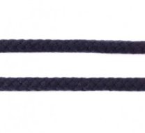 Koord 8 mm gevlochten katoenen koord, donkerblauw