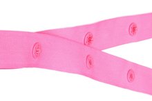 drukkertjesband roze: afstand 5 cm HALVE meter