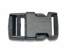  klikgesp zwart kunststof 30 mm 