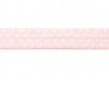 omvouwelastiek roze met witte stip
