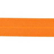 oranje: omvouwelastiek 2 cm breed met ribbeltje