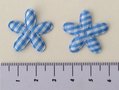 bloem 25mm, blauw-wit ruitje, smal