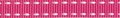 ribsband/ fuchsia met witte rijgdraad