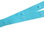 drukkertjesband turquoise: afstand 5 cm: HALVE meter_