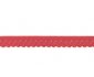roze-rood omvouwelastiek met klein schulprandje op de vouw_