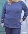 Big Lady Mariella/ patroon van een shirt met boothals in de maten 44, 46, 48, 50, 52, 54, 56 _