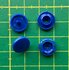 KAM snaps maat 20 snaps zdonkerblauw mat met langer steeltje / B58M20 long prong_
