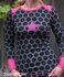 Lady Pepe, shirt met schouderpassen in de maten 32, 34, 36, 38, 40, 42, 44, 46 _